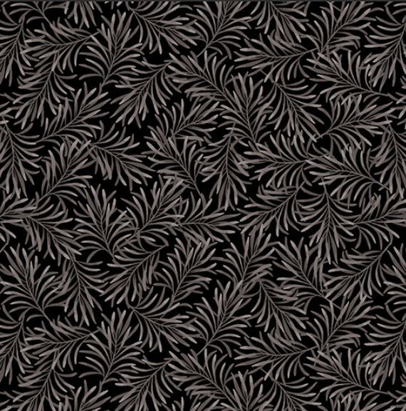 Überbreite Boughs of Beauty Blk/Charcoal